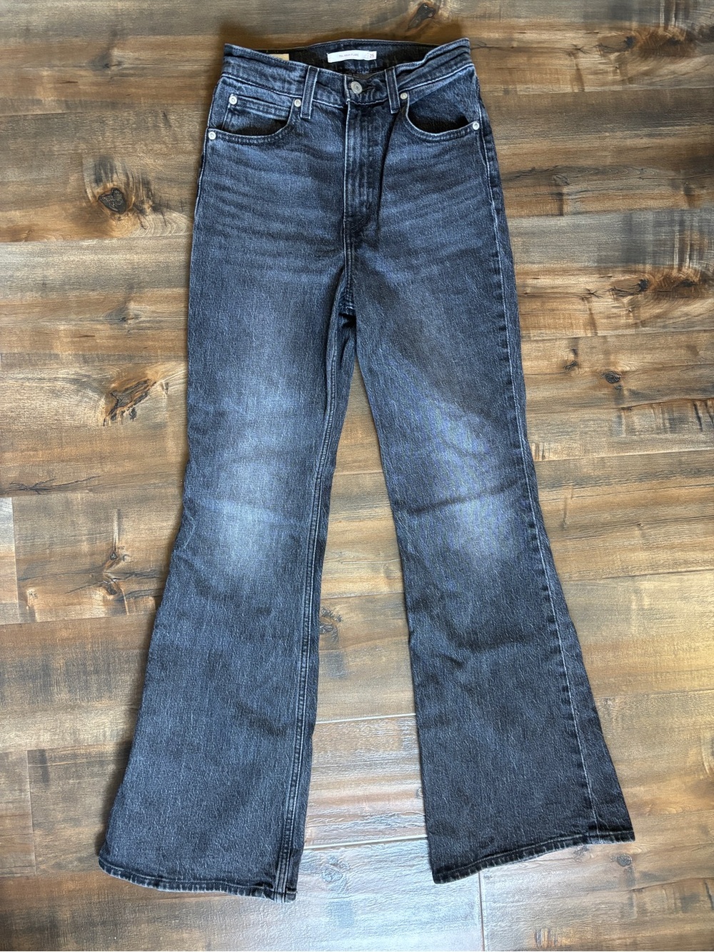 Levi's 70s High Flare Black High-Rise Jeans